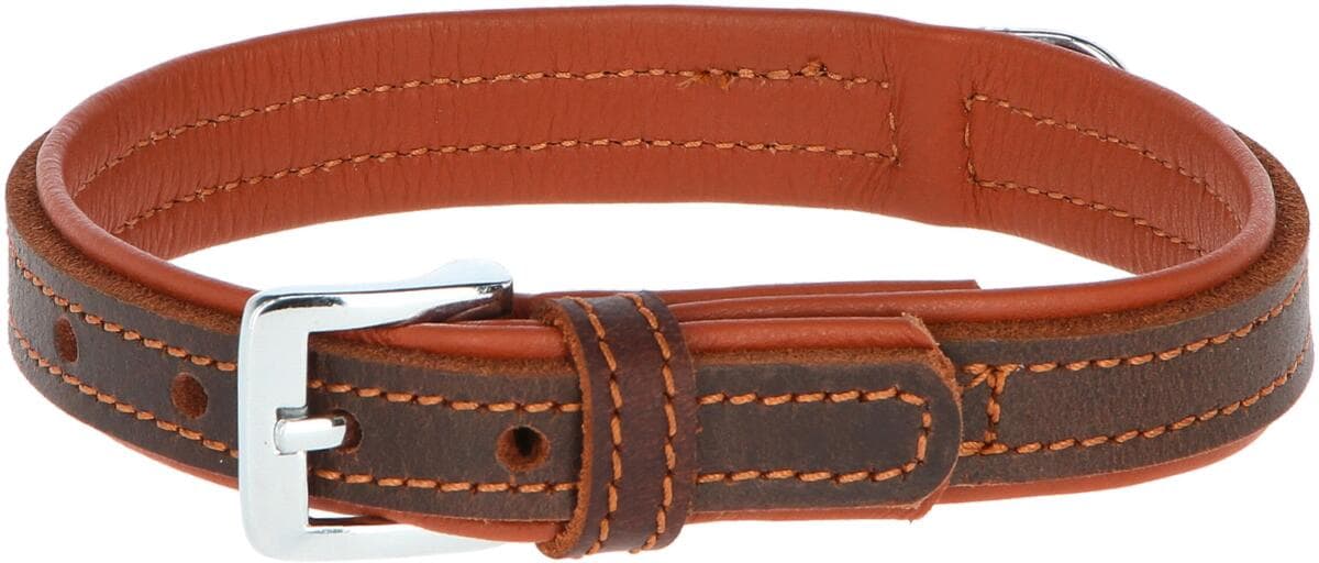 KERBL Pet Vegas HQ Halsband, braun, 35mm, 50-58cm