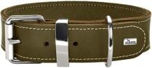 Collare HUNTER Aalborg Special, verde oliva, S-M, 50 cm