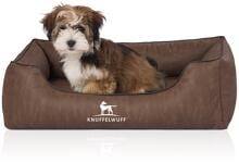 Knuffelwuff Rockland orthopädisches Hundebett, 85x63cm, braun