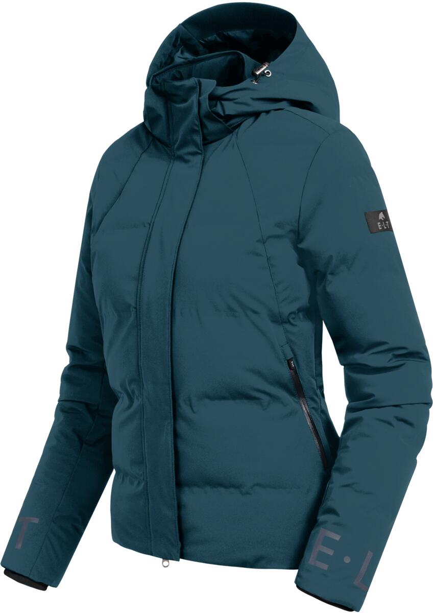 ELT Ohio Winter-Performance-Reitjacke, petrolblau, XXS