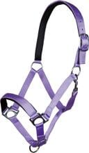 Cavezza HKM Stars, fodera morbida, viola, pony
