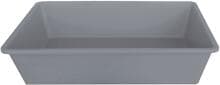 KERBL Pet Katzentoilette ohne Rand, grau, 40x30x10cm