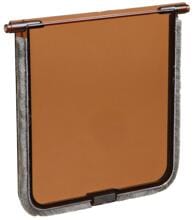 Trixie replacement flap free-range door #3869, 14.7x15.8cm, brown