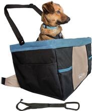 Seggiolino per auto Kurgo Rover Booster Seat per cani, nero/blu