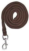 HKM Corda a stelle con moschettone, marrone scuro, 180cm