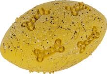 Giocattolo per cani KERBL Pet Football in lattice, giallo, 14x8x8 cm