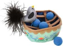 KONG Cat Puzzlements Pie Katzenspielzeug, 14x6cm