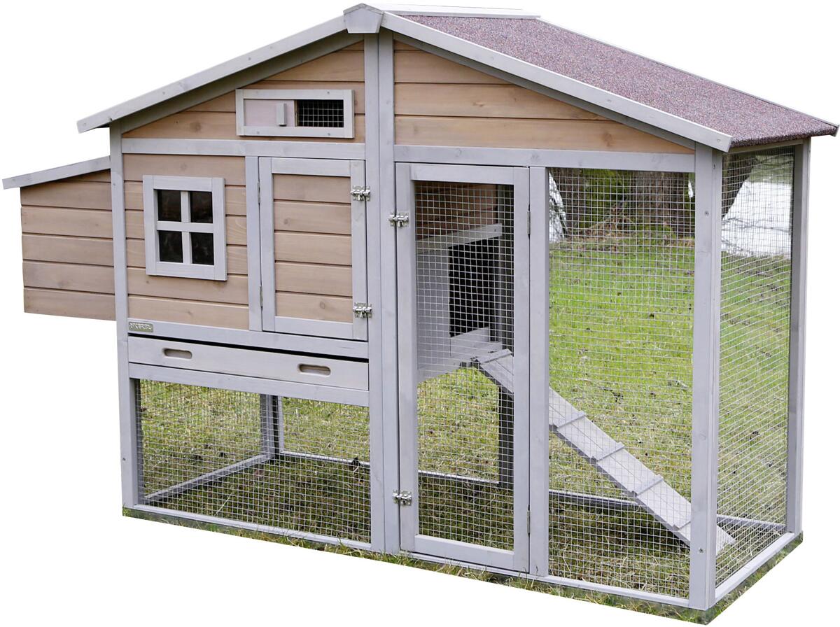 KERBL Hobbyfarming Bonny Hühnerstall, 181x65x118cm