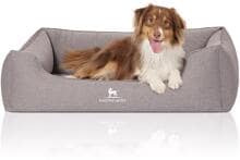 Knuffelwuff Leano orthopädisches Hundebett, 155x105cm, grau