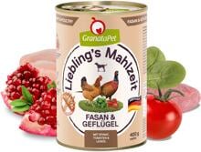 GranataPet Lieblings Mahlzeit Nassfutter mit Fasan & Geflügel