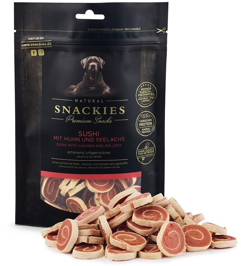 Snackies Sushi, Huhn & Seelachs, 180g
