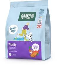 Green Petfood InsectDog Vitality Trockenfutter mit Insekten & Ente