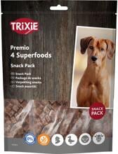 Trixie PREMIO 4 Superfoods mit Huhn/Ente/Rind/Lamm, 4x100g