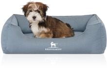 Knuffelwuff Leon orthopädisches Hundebett, 85x63cm, hellblau