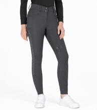 Pantaloni da equitazione ELT, riflettenti, colore asfalto, taglia 38