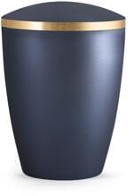 Urna per animali Völsing Elegance Edition, fascia dorata spazzolata, madreperla blu notte, 2,8 L