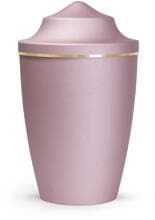 Urna per animali Völsing Lina Edition, fascia dorata spazzolata, velvet rosé, 1,5 L