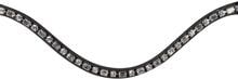 HKM Amazing browband, argento, purosangue