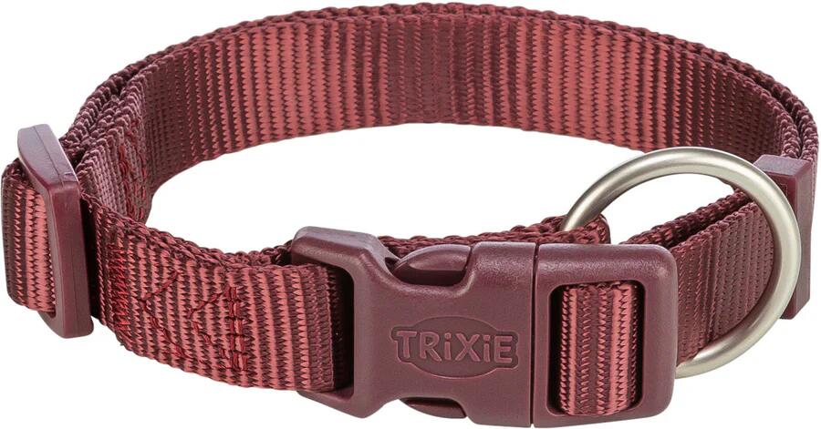 Trixie Premium Halsband, sangria, L-XL, 40-65cm/25mm