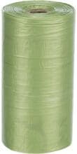 Trixie dog poo bags, recycled, 4x20 bags, green