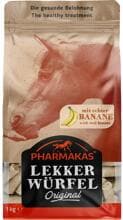 Pharmakas Lekkerwürfel Banane, 1kg