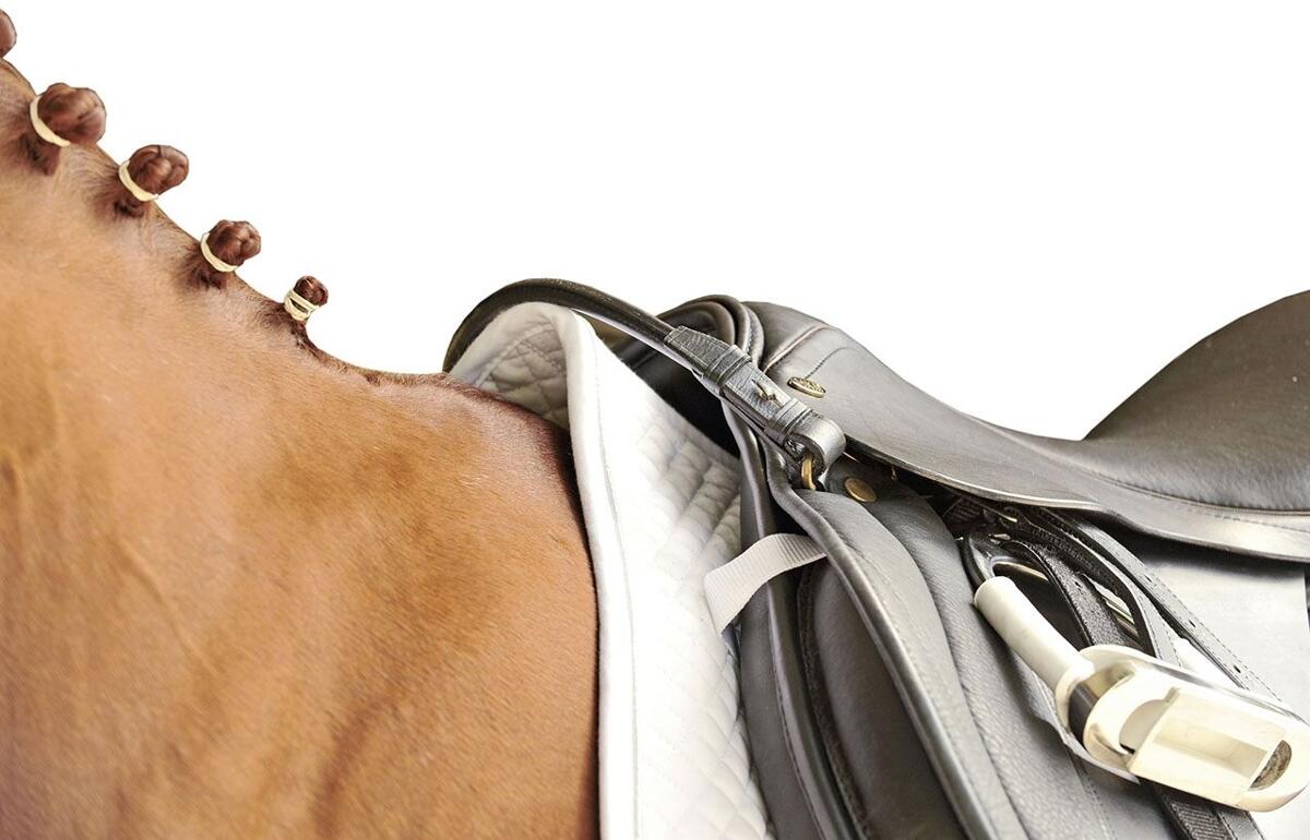 HKM Sattelanfassriemen, schwarz