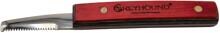 Greyhound Trimmmesser Finishing mit Holzgriff Klinge 55 cm Mittel
