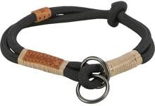 Trixie BE NORDIC collare a strappo, nero/sabbia, S-M