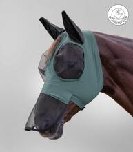 Waldhausen Puck fly mask with nose protection, pine green, XWB