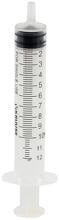 Siringa monouso KRUUSE, eccentrica, a 3 componenti, attacco Luer, 10-20 ml