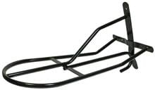 HKM Sattelhalter, Metall, Wandmontage, schwarz