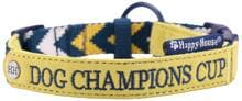 Happy House Sportive Halsband, Nylon, gelb, M