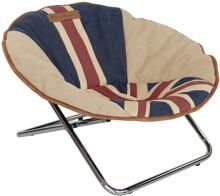 Happy House flag chair, blue, M, 72x69x42cm