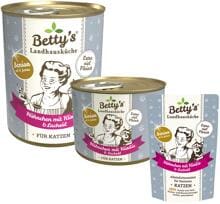 Bettys Landhausküche Cat Nassfutter Senior mit Hühnchen, Kürbis & Lachsöl