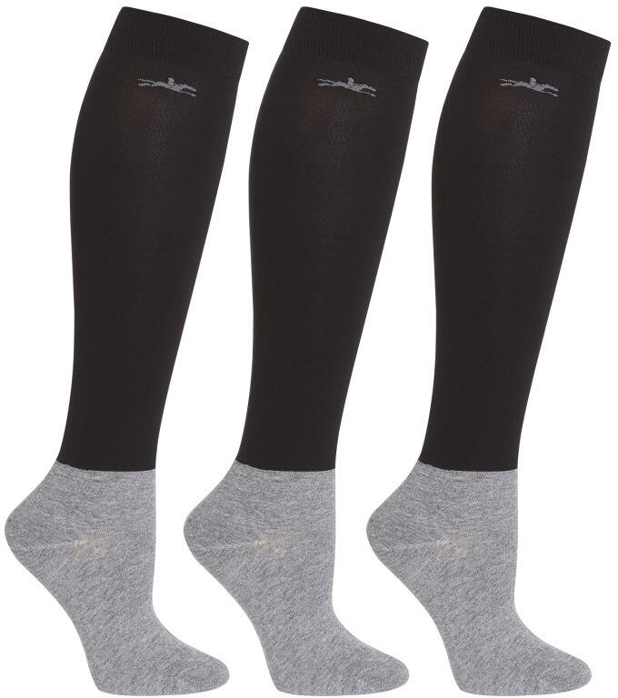 Schockemöhle Show SP Kniestrümpfe, black/black/black, 42-46