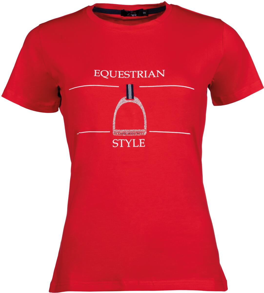 HKM Equine Sports Style T-Shirt, rot, XS