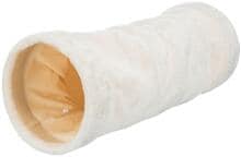Trixie play tunnel, plush, beige, ø22x60cm