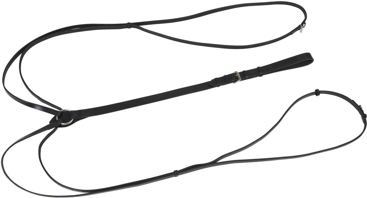 Covalliero Dreieckszügel, schwarz, Pony