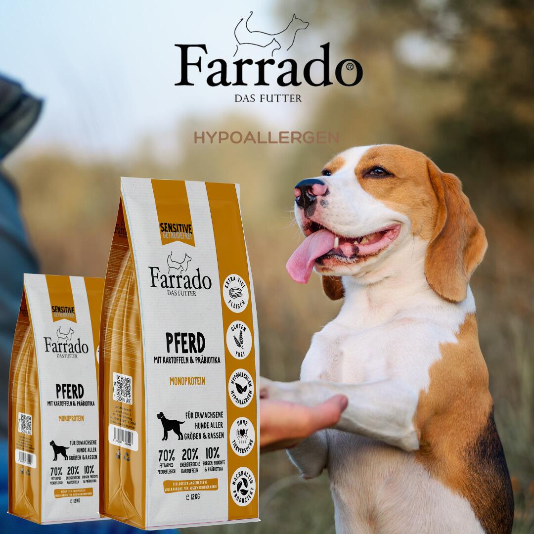 Farrado Adult Trockenfutter mit Pferd, Kartoffeln & Frchten PetPoint Charly