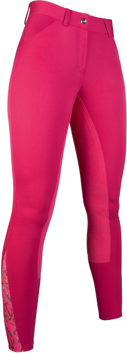 HKM Allure Reithose, Alos-Vollbesatz, cranberry, 36