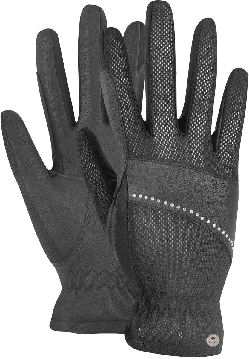 ELT Arosa Reithandschuh, schwarz, L