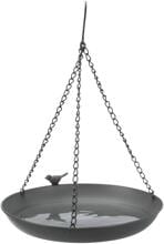 Trixie vasca/ciotola per uccelli da appendere, metallo, grigio, 2200ml, ø30cm