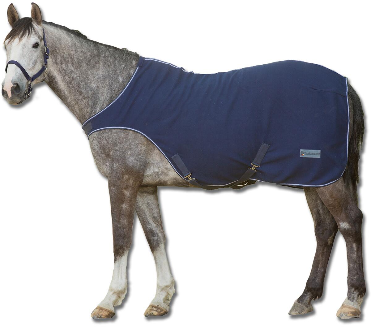 Waldhausen Economic Fleece-Führmaschinendecke, nachtblau, 145cm