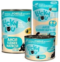 Lucky Lou Lifestage Kitten Nassfutter mit Geflügel & Forelle