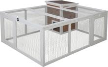 KERBL Recinto per animali domestici con riparo integrato, 132x102x59cm