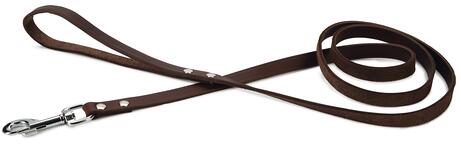 beeztees Lederleine, braun, 165x16cm