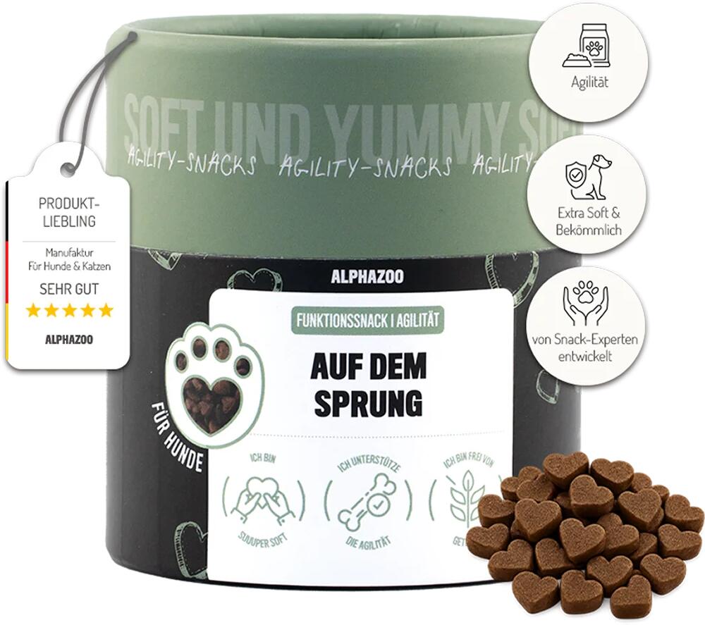 alphazoo Auf Dem Sprung Hundesnacks, 60g