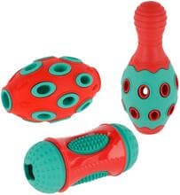 KERBL Pet ToyFastic fillable dog toy, red/turquoise
