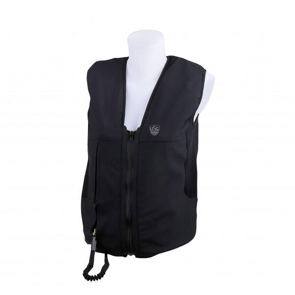 USG AIXPLORER A1 Softshell Airbag-Weste, schwarz, XS
