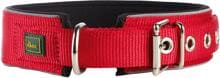 Collare HUNTER in neoprene riflettente, rosso/nero, taglia M, 50 cm